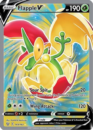 [PKM-R] Flapple V (143/163) [Sword & Shield: Battle Styles]