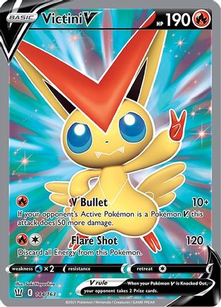 [PKM] Victini V (144/163) [Sword & Shield: Battle Styles]