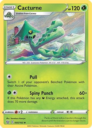 [PKM] Cacturne (005/163) [Sword & Shield: Battle Styles]