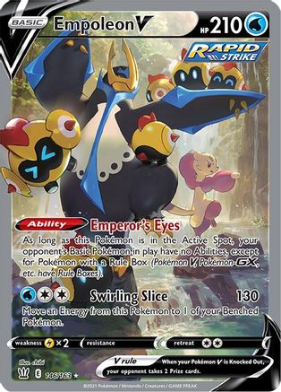 [PKM-R] Empoleon V (146/163) [Sword & Shield: Battle Styles]