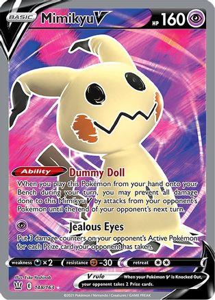 [PKM] Mimikyu V (148/163) [Sword & Shield: Battle Styles]