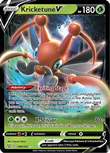 [PKM] Kricketune V (006/163) [Sword & Shield: Battle Styles]