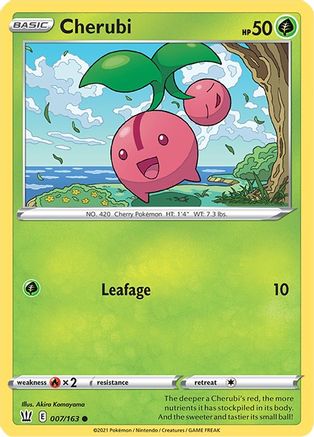 [PKM] Cherubi (007/163) [Sword & Shield: Battle Styles]
