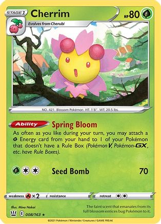 [PKM] Cherrim (008/163) [Sword & Shield: Battle Styles]