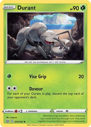 [PKM-C] Durant (010/163) [Sword & Shield: Battle Styles]