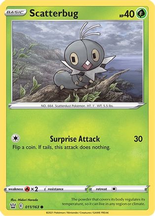 [PKM] Scatterbug (011/163) [Sword & Shield: Battle Styles]