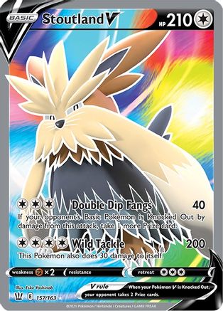 [PKM] Stoutland V (157/163) [Sword & Shield: Battle Styles]
