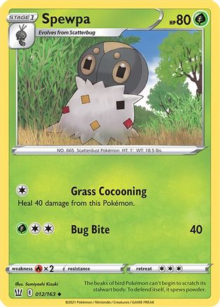 [PKM] Spewpa (012/163) [Sword & Shield: Battle Styles]