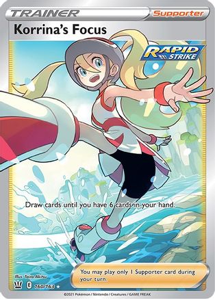 [PKM] Korrina's Focus (160/163) [Sword & Shield: Battle Styles]