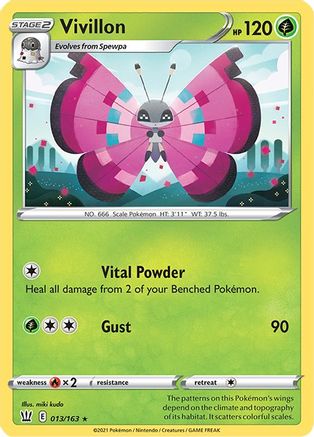 [PKM-R] Vivillon (013/163) [Sword & Shield: Battle Styles]