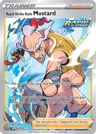 [PKM] Rapid Strike Style Mustard (162/163) [Sword & Shield: Battle Styles]
