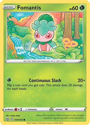 [PKM-C] Fomantis (014/163) [Sword & Shield: Battle Styles]