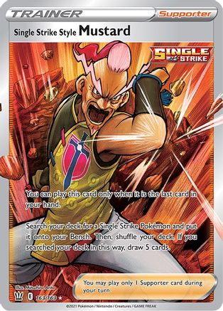 [PKM] Single Strike Style Mustard (163/163) [Sword & Shield: Battle Styles]