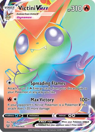 [PKM] Victini VMAX (165/163) [Sword & Shield: Battle Styles]