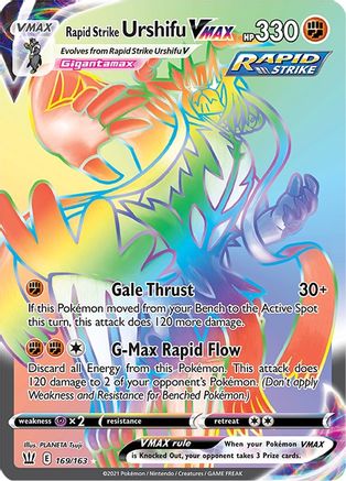 [PKM] Rapid Strike Urshifu VMAX (169/163) [Sword & Shield: Battle Styles]
