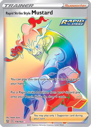 [PKM] Rapid Strike Style Mustard (176/163) [Sword & Shield: Battle Styles]
