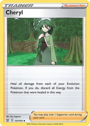 [PKM] Cheryl (123/163) [Sword & Shield: Battle Styles]