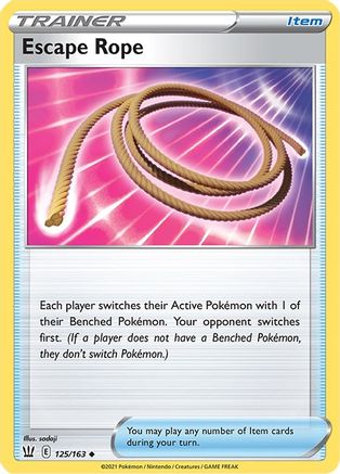 [PKM] Escape Rope (125/163) [Sword & Shield: Battle Styles]