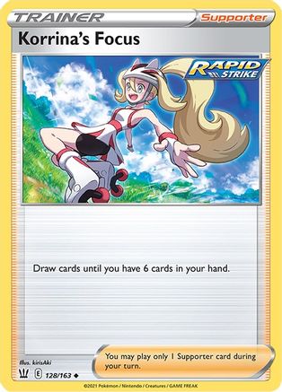 [PKM] Korrina's Focus (128/163) [Sword & Shield: Battle Styles]