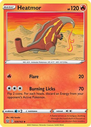 [PKM] Heatmor (026/163) [Sword & Shield: Battle Styles]
