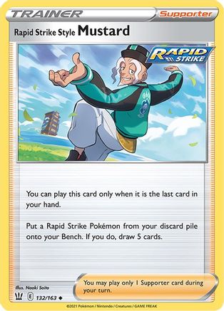 [PKM] Rapid Strike Style Mustard (132/163) [Sword & Shield: Battle Styles]