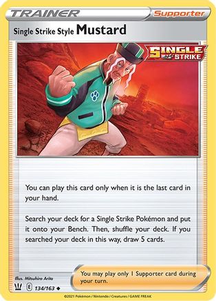 [PKM] Single Strike Style Mustard (134/163) [Sword & Shield: Battle Styles]