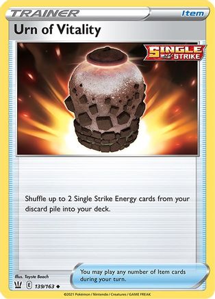 [PKM] Urn of Vitality (139/163) [Sword & Shield: Battle Styles]