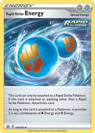[PKM] Rapid Strike Energy (140/163) [Sword & Shield: Battle Styles]