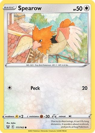 [PKM] Spearow (111/163) [Sword & Shield: Battle Styles]