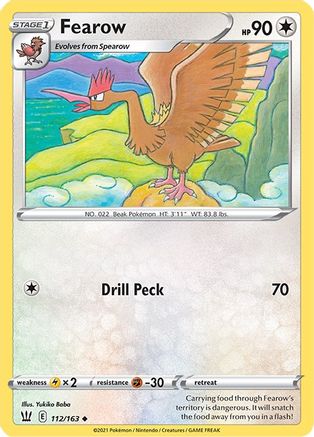 [PKM] Fearow (112/163) [Sword & Shield: Battle Styles]