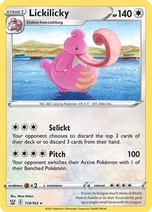 [PKM] Lickilicky (114/163) [Sword & Shield: Battle Styles]