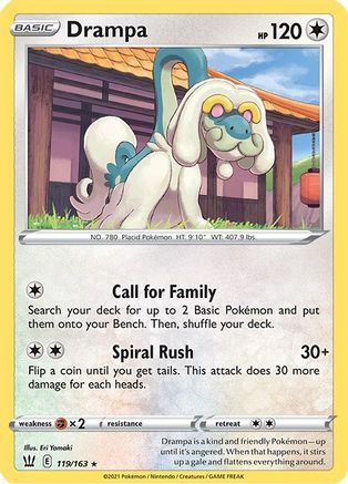 [PKM] Drampa (119/163) [Sword & Shield: Battle Styles]