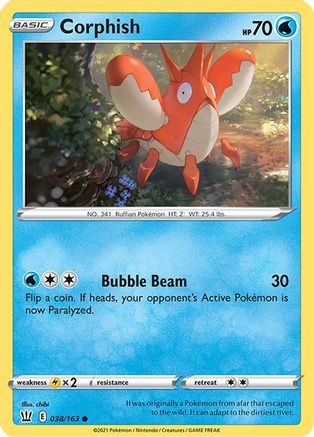 [PKM] Corphish (038/163) [Sword & Shield: Battle Styles]