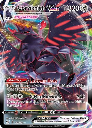 [PKM-R] Corviknight VMAX (110/163) [Sword & Shield: Battle Styles]
