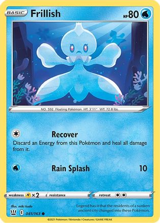 [PKM] Frillish (041/163) [Sword & Shield: Battle Styles]
