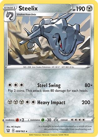 [PKM] Steelix (099/163) [Sword & Shield: Battle Styles]