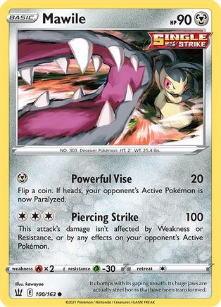 [PKM-C] Mawile (100/163) [Sword & Shield: Battle Styles]