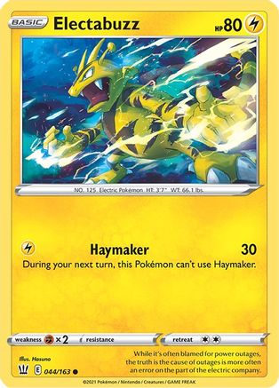 [PKM] Electabuzz (044/163) [Sword & Shield: Battle Styles]