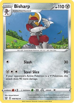 [PKM-C] Bisharp (104/163) [Sword & Shield: Battle Styles]