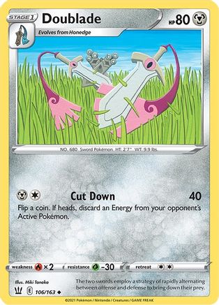 [PKM] Doublade (106/163) [Sword & Shield: Battle Styles]