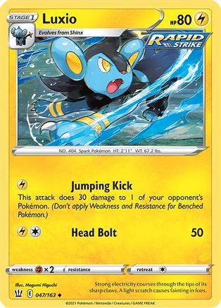 [PKM] Luxio (047/163) [Sword & Shield: Battle Styles]