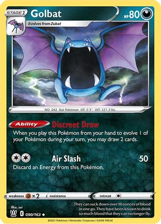 [PKM-C] Golbat (090/163) [Sword & Shield: Battle Styles]