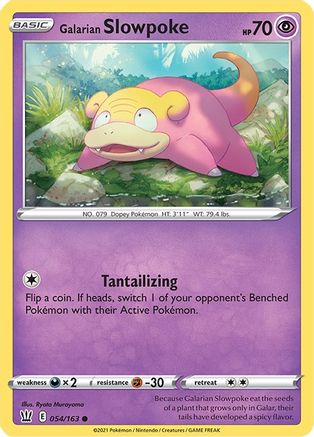 [PKM] Galarian Slowpoke (054/163) [Sword & Shield: Battle Styles]