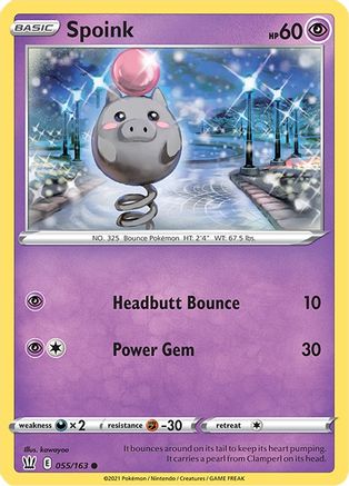 [PKM] Spoink (055/163) [Sword & Shield: Battle Styles]