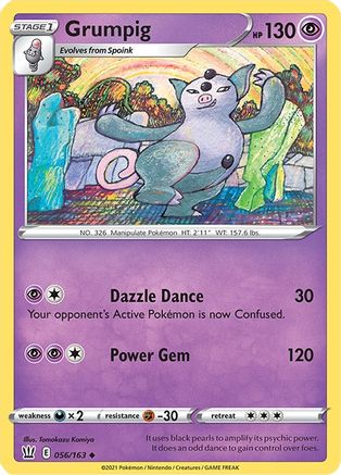 [PKM] Grumpig (056/163) [Sword & Shield: Battle Styles]