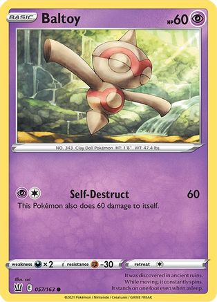 [PKM] Baltoy (057/163) [Sword & Shield: Battle Styles]