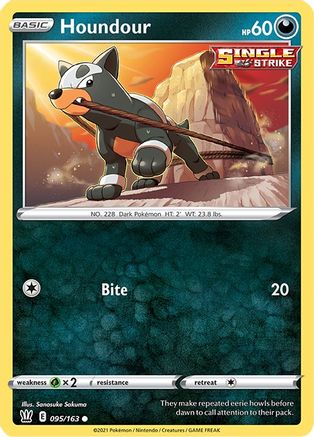 [PKM-C] Houndour (095/163) [Sword & Shield: Battle Styles]