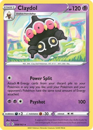 [PKM-R] Claydol (058/163) [Sword & Shield: Battle Styles]