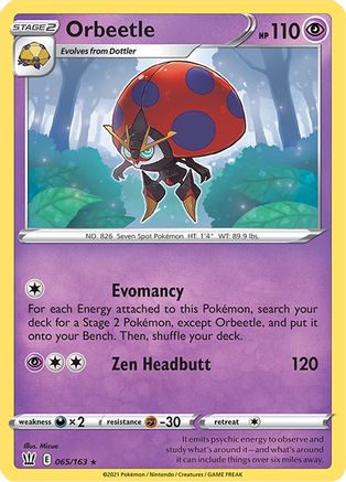 [PKM-R] Orbeetle (065/163) [Sword & Shield: Battle Styles]
