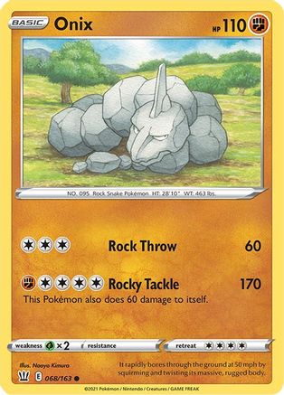 [PKM-C] Onix (068/163) [Sword & Shield: Battle Styles]